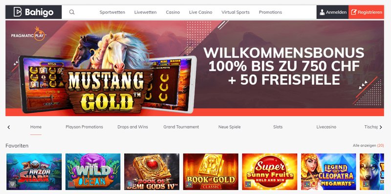 Bahigo Casino: Der beliebteste Online-Spielsaal in der Schweizer Casinoszene